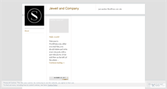 Desktop Screenshot of jewellandcompany.wordpress.com