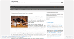 Desktop Screenshot of prexplorer.wordpress.com