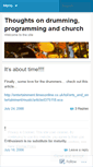 Mobile Screenshot of drummingideas.wordpress.com
