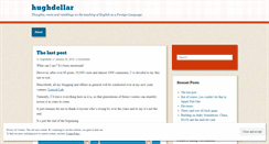 Desktop Screenshot of hughdellar.wordpress.com