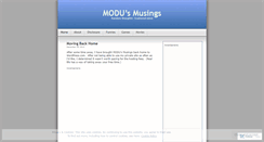 Desktop Screenshot of modu.wordpress.com