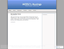 Tablet Screenshot of modu.wordpress.com