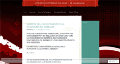 Desktop Screenshot of josecontrerass.wordpress.com