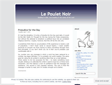 Tablet Screenshot of pouletnoir.wordpress.com