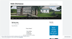 Desktop Screenshot of hellochichaoua.wordpress.com