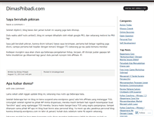 Tablet Screenshot of dimasrlp.wordpress.com
