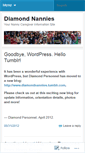Mobile Screenshot of diamondnannies.wordpress.com