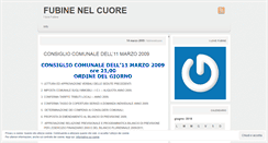 Desktop Screenshot of fubinenelcuore.wordpress.com