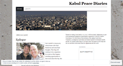 Desktop Screenshot of kabulpeacediaries.wordpress.com