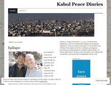 Tablet Screenshot of kabulpeacediaries.wordpress.com