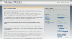 Desktop Screenshot of delusionsofintellect.wordpress.com