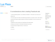 Tablet Screenshot of luzmaplaza.wordpress.com