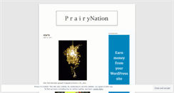 Desktop Screenshot of prairynation.wordpress.com