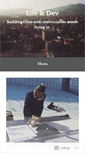 Mobile Screenshot of lifeanddev.wordpress.com