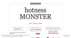 Desktop Screenshot of hotnessmonster.wordpress.com