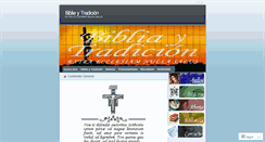 Desktop Screenshot of bibliaytradicion.wordpress.com
