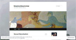 Desktop Screenshot of bluemonkeyreview.wordpress.com