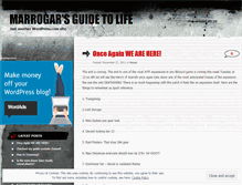 Tablet Screenshot of marrogarsguidetolife.wordpress.com