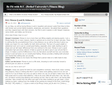 Tablet Screenshot of befitwithbu.wordpress.com