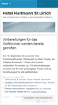 Mobile Screenshot of hotelhartmann.wordpress.com