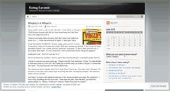 Desktop Screenshot of eatinglaramie.wordpress.com