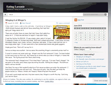 Tablet Screenshot of eatinglaramie.wordpress.com