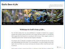 Tablet Screenshot of godsgem4life.wordpress.com