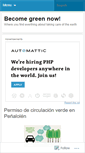 Mobile Screenshot of becomegreennow.wordpress.com
