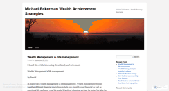 Desktop Screenshot of michaeleckermanwealthachievement.wordpress.com