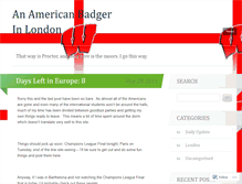 Tablet Screenshot of anamericanbadgerinlondon.wordpress.com