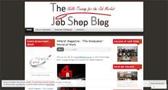 Desktop Screenshot of jobshopblog.wordpress.com