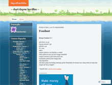Tablet Screenshot of dapurbundaku.wordpress.com