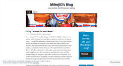 Desktop Screenshot of millerj83.wordpress.com