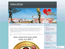 Tablet Screenshot of abbalovebpn.wordpress.com