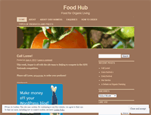 Tablet Screenshot of hkfoodhub.wordpress.com