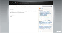 Desktop Screenshot of analistasdesuporte.wordpress.com