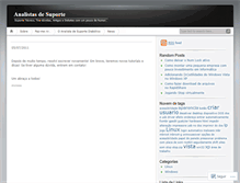 Tablet Screenshot of analistasdesuporte.wordpress.com