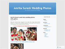 Tablet Screenshot of amritasureshweddingphotos.wordpress.com