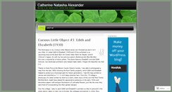 Desktop Screenshot of catealexander.wordpress.com