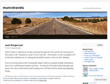 Tablet Screenshot of munrotravels.wordpress.com