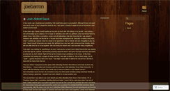 Desktop Screenshot of joebarron.wordpress.com