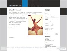 Tablet Screenshot of moving2newyork.wordpress.com