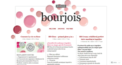 Desktop Screenshot of bourjois.wordpress.com