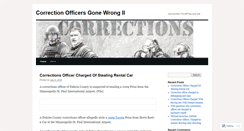 Desktop Screenshot of correctionofficersgonewrong2.wordpress.com