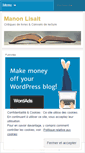 Mobile Screenshot of manonlisait.wordpress.com