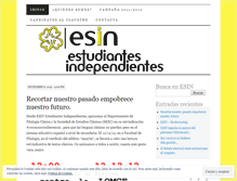 Tablet Screenshot of esinestudiantesindependientes.wordpress.com