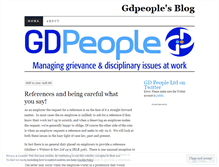 Tablet Screenshot of gdpeople.wordpress.com