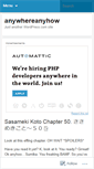 Mobile Screenshot of anywhereanyhow.wordpress.com