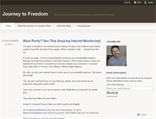 Tablet Screenshot of journeytofreedomdotnet.wordpress.com