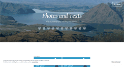 Desktop Screenshot of photosandtexts.wordpress.com